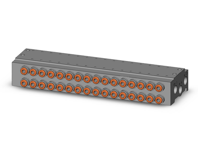 SMC VV5QZ15-16N3TC Vqz1000 Base Mounted Manifold