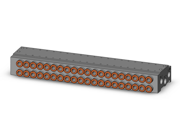 SMC VV5QZ15-20N7TC Vqz1000 Base Mounted Manifold