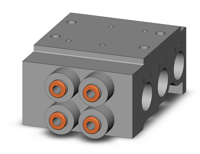SMC VV5QZ25-02N3TC Vqz2000 Base Mounted Manifold