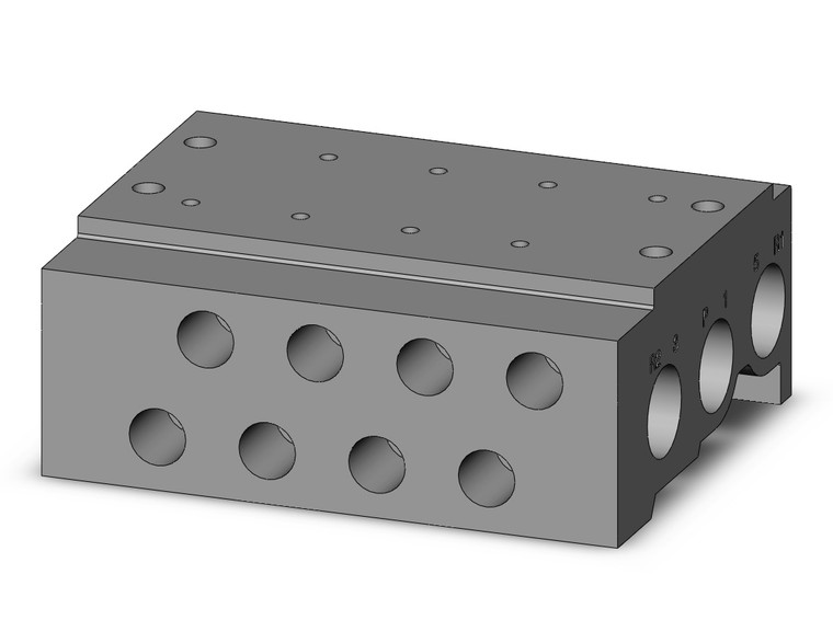 SMC VV5QZ25-0401C Vqz2000 Base Mounted Manifold