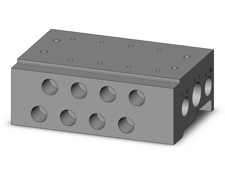 SMC VV5QZ35-0402TC Vqz3000 Base Mounted Manifold