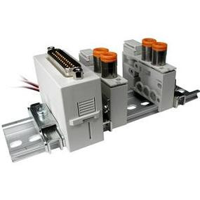 SMC VV5Q17-02FS2-D mfld, n/plug, vq1000, cassette, VV5Q* MANIFOLD VQ 4/5 PORT