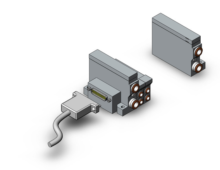 SMC VV5Q21-08C6FS2 4/5 Port Solenoid Valve