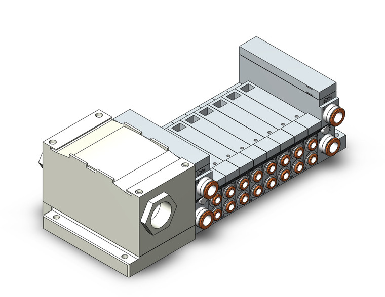 SMC VV5Q21-08N7T0-W Mfld Assy