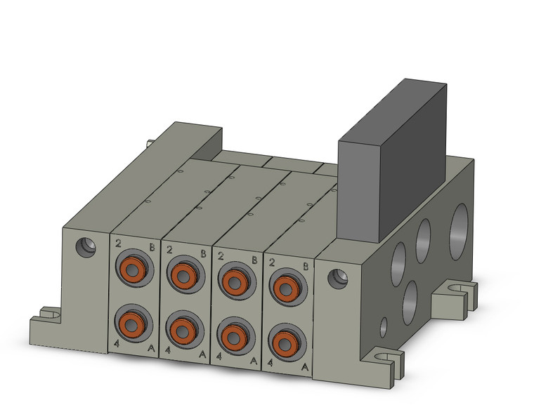 SMC VV5Q41-04N7TFD0-SU Vv5Q Manifold