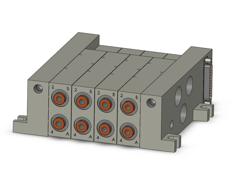 SMC VV5Q41-04N7TFU0 Vv5Q Manifold