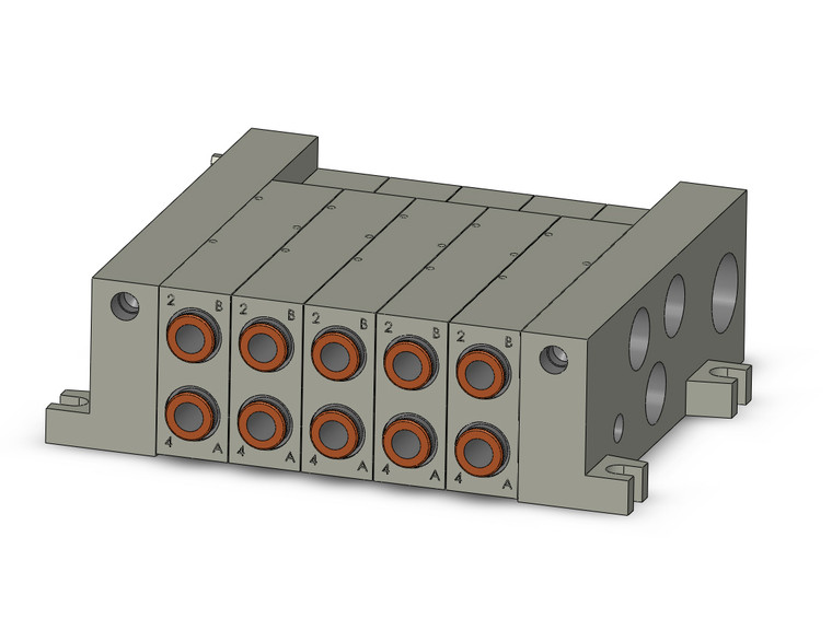 SMC VV5Q41-05N11TFD0 4/5 Port Solenoid Valve