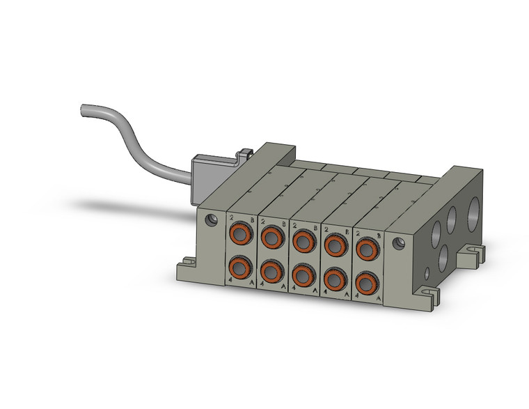 SMC VV5Q41-05N11TFD3 4/5 Port Solenoid Valve