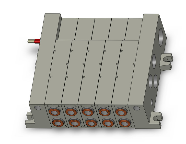 SMC VV5Q41-05N11TLD2 4/5 Port Solenoid Valve