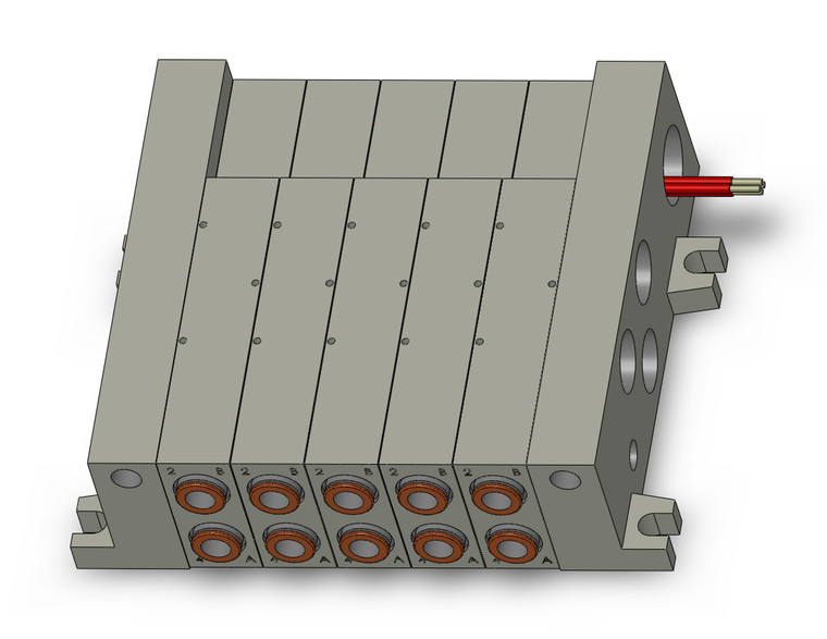 SMC VV5Q41-05N11TLU2-W Vv5Q Manifold