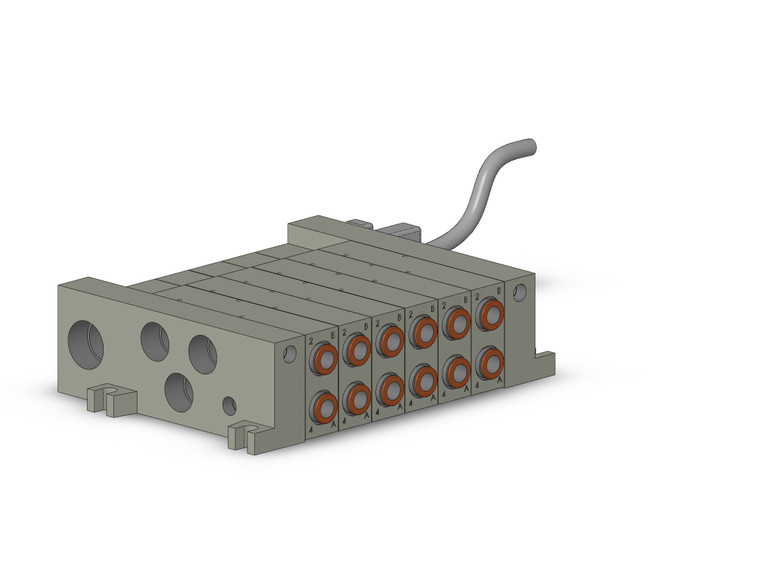 SMC VV5Q41-06N11TFU1 Vv5Q Manifold
