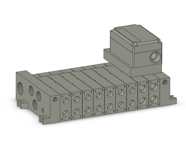 SMC VV5Q41-0902SQ-W Vv5Q Manifold