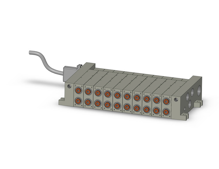SMC VV5Q41-10N7TFD3 Mfld, Plug-In, Vq4000