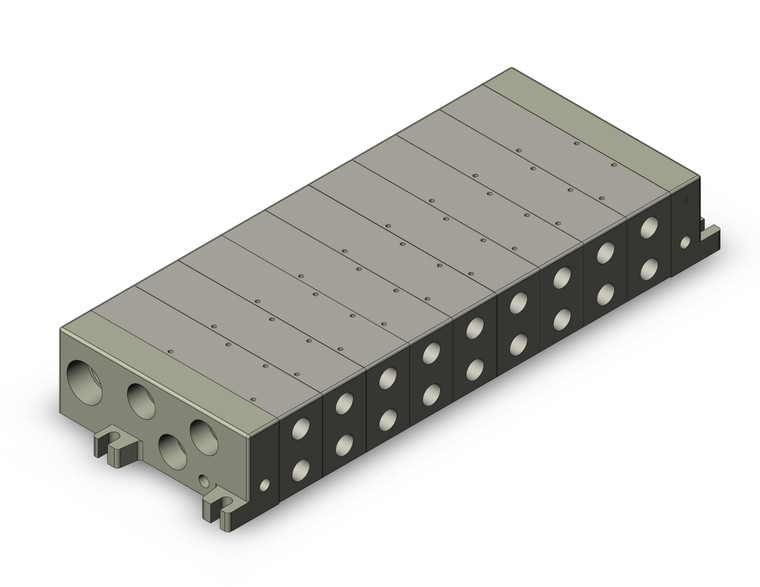 SMC VV5Q51-0903T1 Mfld, Plug-In, Vq5000