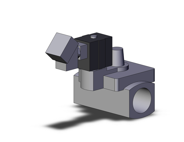 SMC VXR2380-14-5TZ Valve, Media (N.C.)