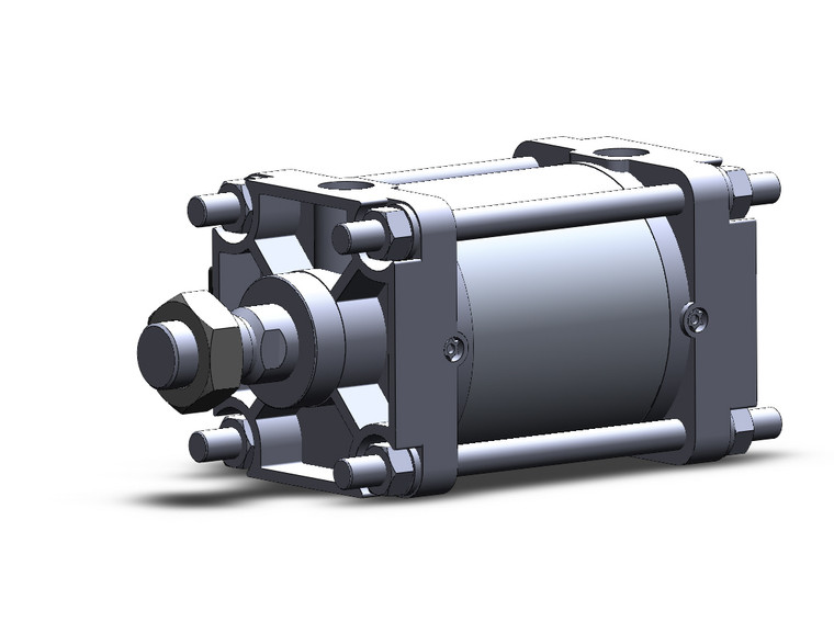 SMC CBA2B100-50-RN End Lock Cylinder