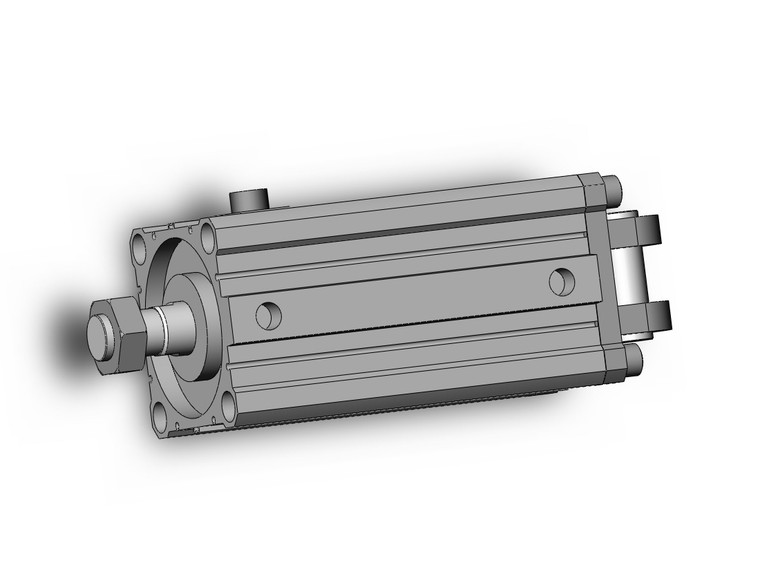 SMC CBQ2D100-100DCM-RN Cyl, Compact, Locking