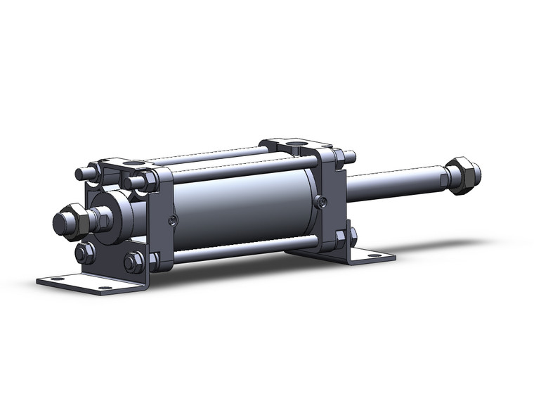 SMC CDA2WL80-125Z Air Cylinder, Tie Rod