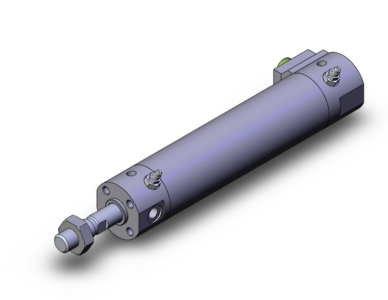 SMC CDBG1BA25-75-HN Cbg1, End Lock Cylinder