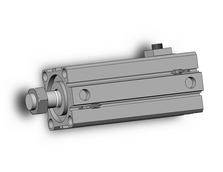 SMC CDBQ2B50-75DCM-HN-M9BVL Cyl, Compact, Locking, Sw Capable