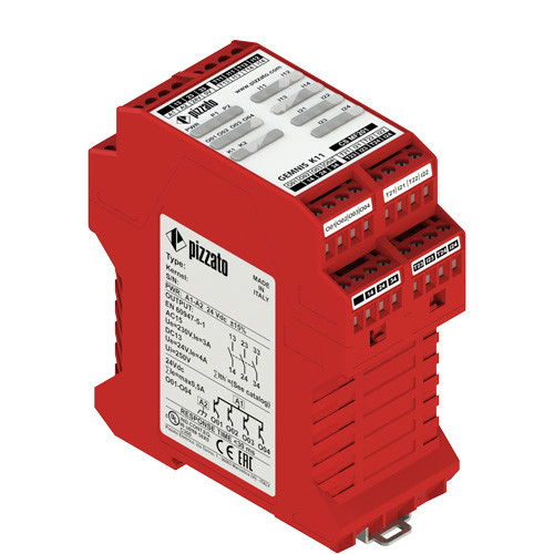 Pizzato CS MF201M0-P1 Pre-Programmed Multifunction Module - SIL 3, PL e, Category 4 - Gemnis Series