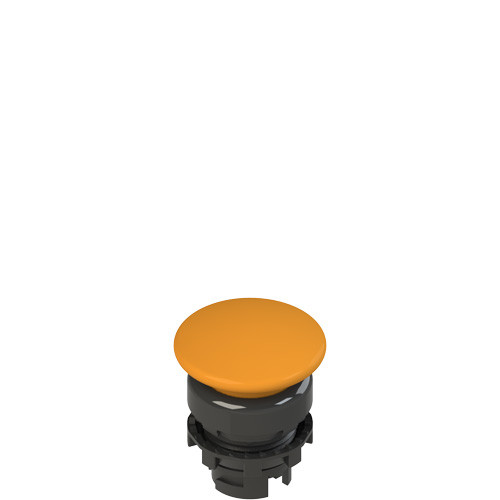 Pizzato E2 1PL2F8410 Illuminated Orange Mushroom Pushbutton for Industrial Applications