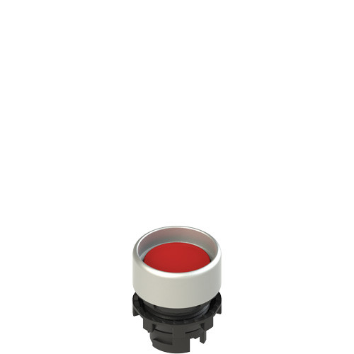 Pizzato E2 1PL2P3290 Illuminated Red Booted Pushbutton - Enhanced Visibility & Durability for Industrial Use
