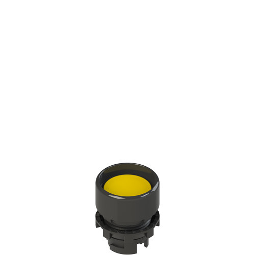 Pizzato E2 1PL2P5210 Illuminated Yellow Booted Pushbutton for Industrial Use