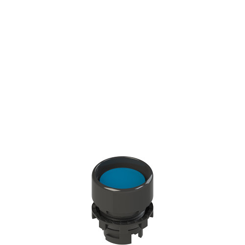 Pizzato E2 1PL2P6210 Illuminated Blue Booted Pushbutton for Industrial Control Panels