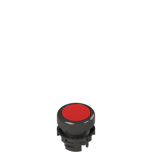 Pizzato E2 1PL2R3210 Illuminated Red Flush Pushbutton - Durable, High-Visibility Control Solution for Industrial Applications