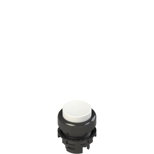 Pizzato E2 1PL2S2210 Illuminated White Projecting Pushbutton - Durable & High Visibility for Industrial Applications