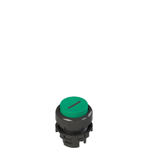 Pizzato E2 1PL2S421L2 Illuminated Green Projecting Pushbutton with Marking for Industrial Applications