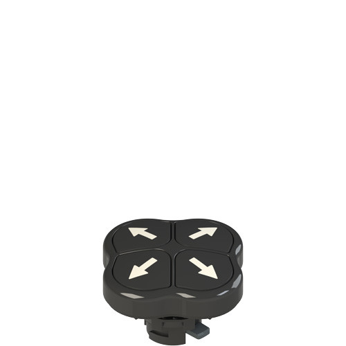 Pizzato E2 1PQFA1QAAA Quadruple Pushbutton - Durable & Versatile Control Solution for Industrial Applications