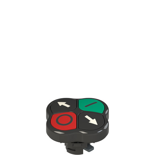 Pizzato E2 1PQFA1QAAD Quadruple Pushbutton - Durable and Versatile Control Solution for Industrial Applications