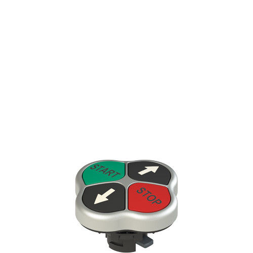 Pizzato E2 1PQFA9QAAH Quadruple Pushbutton - Versatile Control Solution for Industrial Applications