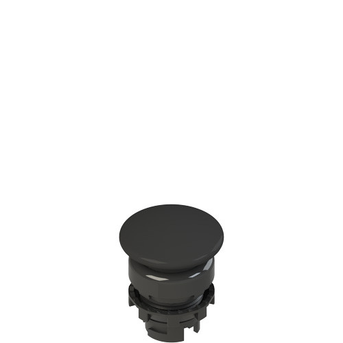 Pizzato E2 1PU2F1410 Spring-Return Black Mushroom Pushbutton for Industrial Applications