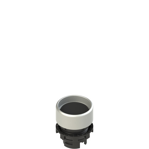 Pizzato E2 1PU2P1290 Spring-Return Black Booted Pushbutton for Industrial Applications