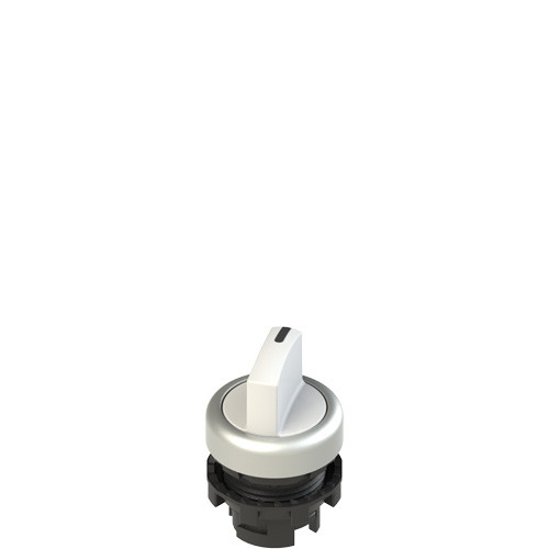 Pizzato E2 1SE12AVA29AB Short Handle Selector Switch - 2 Positions, White with Marking