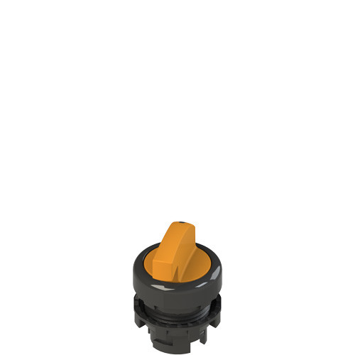 Pizzato E2 1SE22EVA81AB Long Handle Selector - 2 Positions, Orange with Marking for Industrial Use