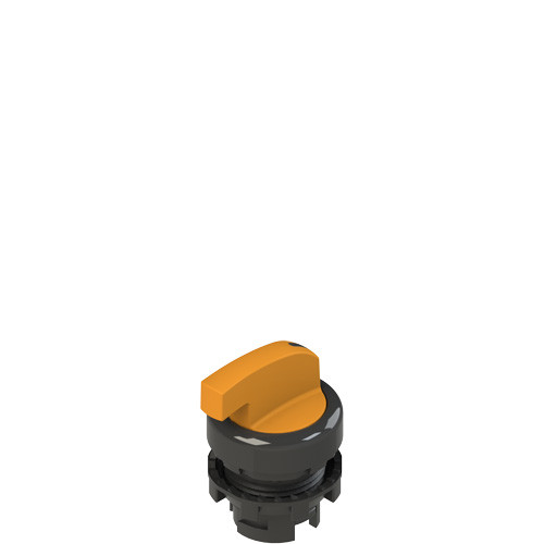 Pizzato E2 1SE23GCE81AB Long Handle Selector, 3 Positions, High-Visibility Orange with Markings