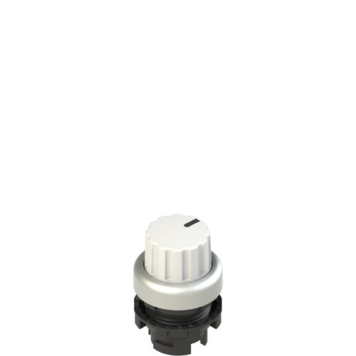 Pizzato E2 1SE43GCE29AB 3-Position White Knob Selector with Marking for Precision Control