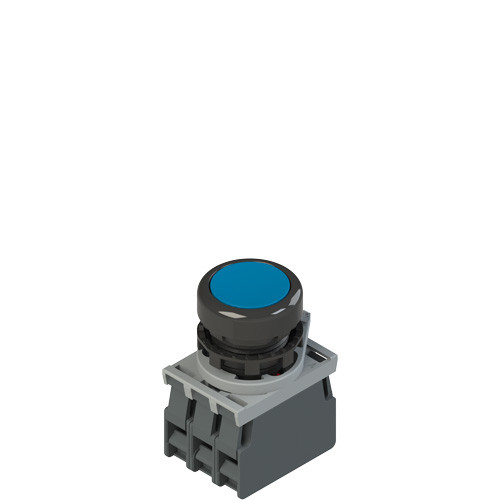 Pizzato E2 AC-DXBC0403 Illuminated Pushbutton Unit with Fixing Adapter and Contacts