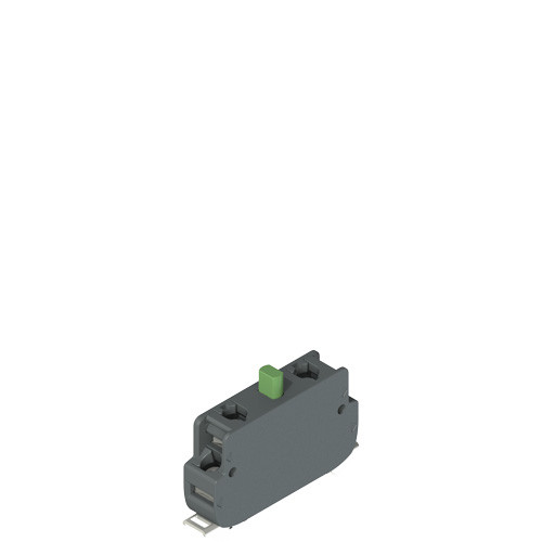 Pizzato E2 CF20G2V1 Double Contact Block - Base Fixing, 2NO Slow Action