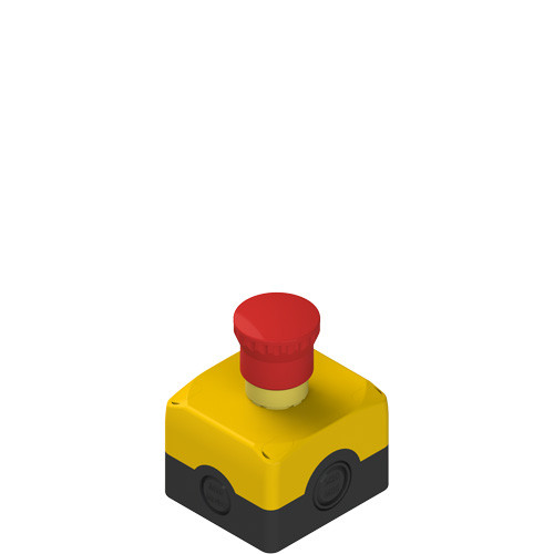 Pizzato ES AC31010 Emergency Pushbutton Unit with Enclosure and Contacts