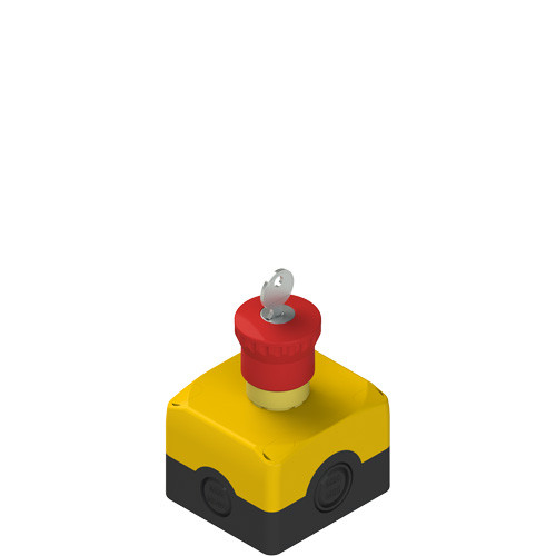 Pizzato ES AC31022 Emergency Pushbutton Unit with Enclosure and Contacts