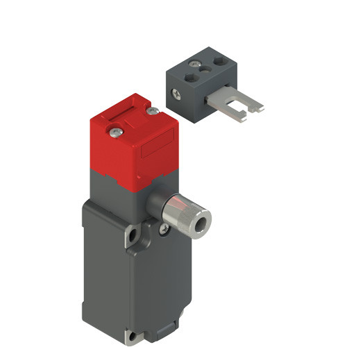 Pizzato FP 20R2-L20F3 Safety Switch with Manual Mechanical Delay & Separate Actuator for Industrial Safety
