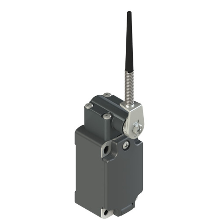 Pizzato FP 534 Position Switch with Coiled Spring Lever and Plastic Point - Durable Limit Switch for Industrial Applications