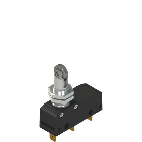 Pizzato MK H12D17 Microswitch with Transversal Roller Plunger - Precision & Durability for Industrial Applications