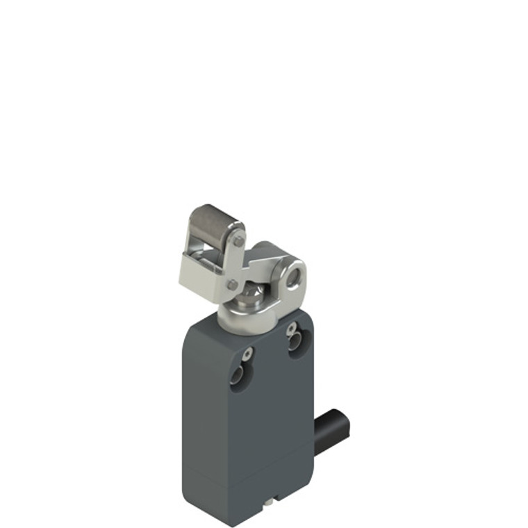 Pizzato NF B020CP-DN2 Modular Prewired Switch with Unidirectional Roller Lever - Ideal for Industrial Applications