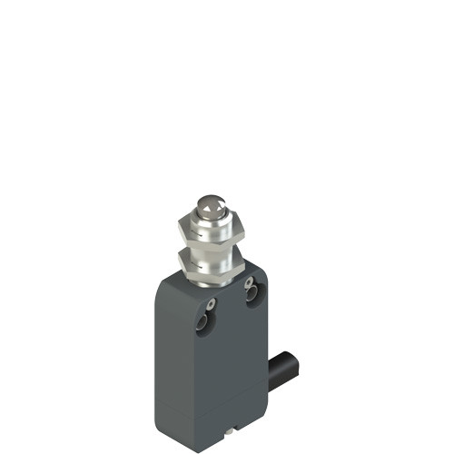 Pizzato NF G110EB-DN2 Modular Prewired Switch with Plunger & M12 Threaded Bearing for Industrial Applications